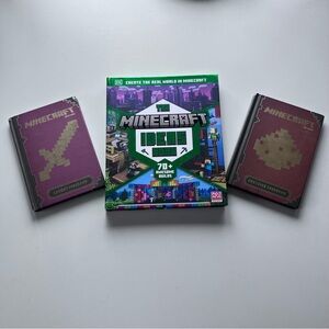 📖Gamercore Minecraft Handbook Bundle-Combat&Redstone+Ideas Book {3 Books}